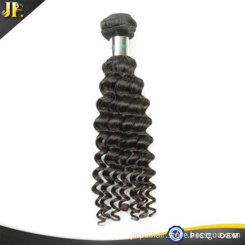 JP unprocessed wholesale virgin mongolian human hair, grade 8A deep wave hair